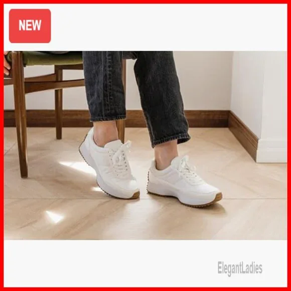 Fashion Sneakers with Lace Closure, Man-Made Materials, Trendy Comfort - Picture 7 of 7